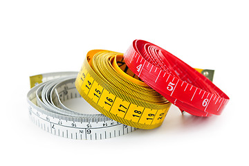 Image showing Measuring tapes