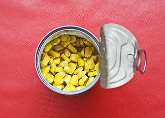 Image showing Canned corn