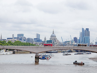 Image showing River Thames in London