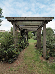 Image showing Garden arbour