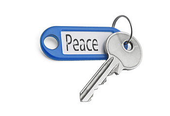 Image showing the key to peace