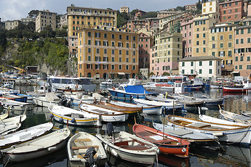 Image showing landscape camogli porticciolo