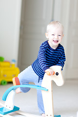 Image showing playing toddler