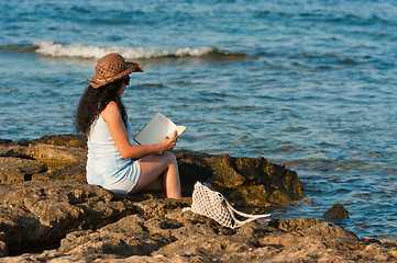 Image showing The pleasure of reading