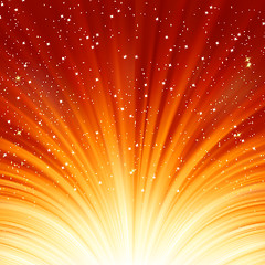 Image showing Abstract fire glow background. EPS 8