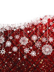 Image showing Red christmas background. EPS 8