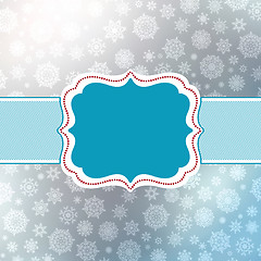 Image showing Retro Christmas Card Template. EPS 8