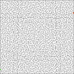Image showing Vector illustration of perfect maze. EPS 8