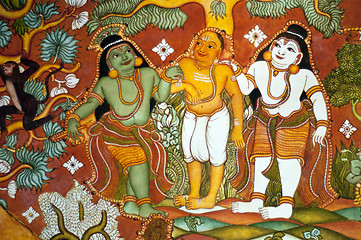 Image showing old telugu painting