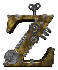 Image showing steampunk letter z