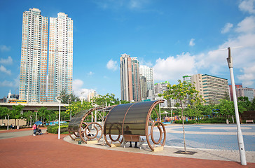 Image showing park in city