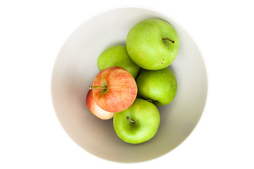 Image showing Bowl of apples