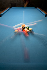 Image showing Power break in pool
