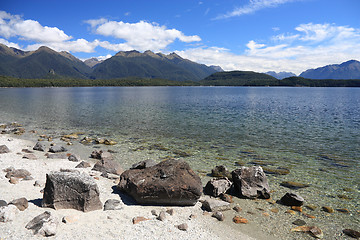 Image showing Manapouri, New Zealand