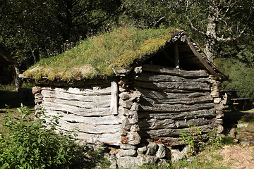 Image showing Old wooden house in Norway