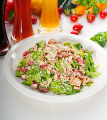 Image showing fresh caesar salad