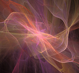 Image showing Abstract fantastic veil fractal image 