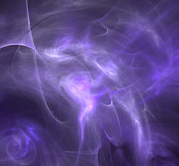 Image showing Abstract fantastic veil fractal image
