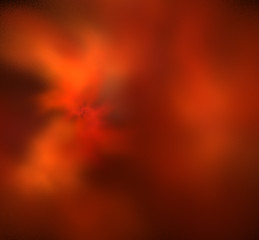 Image showing burning fire background - fractal