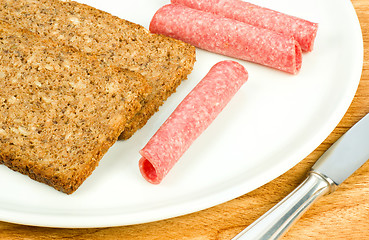 Image showing Salami