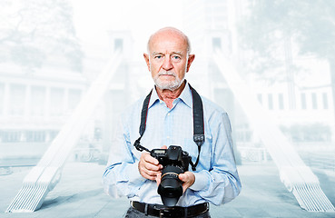 Image showing senior photographer