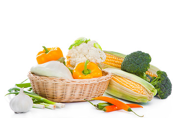 Image showing Still-life of autumn harvest