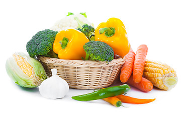 Image showing Still-life of autumn harvest