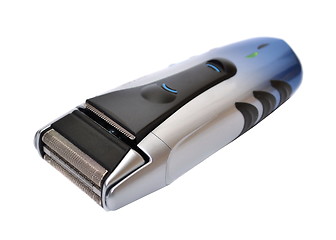 Image showing Electric shaver on white background