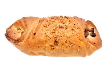 Image showing Sweet bun with raisin