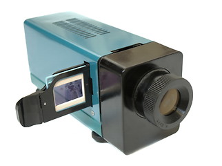 Image showing Old projector for slides