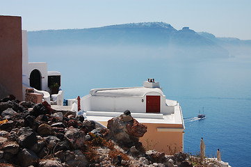 Image showing Beautiful landscape of Oia