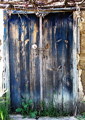Image showing A very old door. Katydata. Cyprus