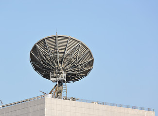 Image showing satellite dishes