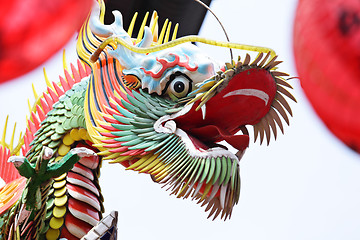 Image showing traditional chinese dragon sculpture