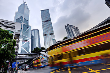 Image showing Hong Kong rush traffic