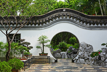 Image showing garden in chinese style