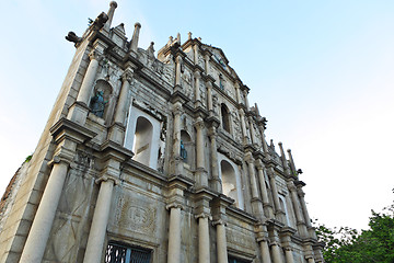 Image showing Saint Paul church in Macau