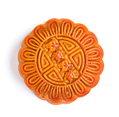 Image showing Moon cake isolated on white background