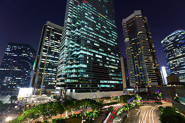 Image showing office building in hong kong