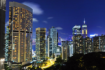 Image showing office building in hong kong