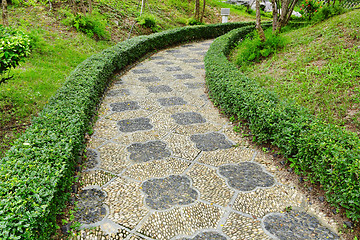 Image showing path in chinese garden