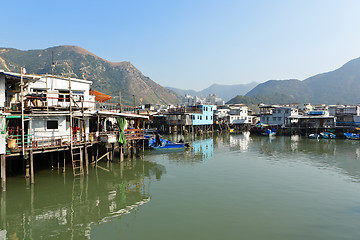 Image showing Tai O fishing village in Hong Kong