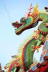 Image showing Asian temple dragon