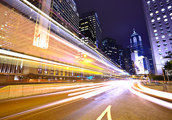 Image showing modern urban city at night