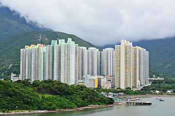 Image showing Hong Kong crowded buildings