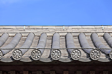 Image showing chinese temple roof