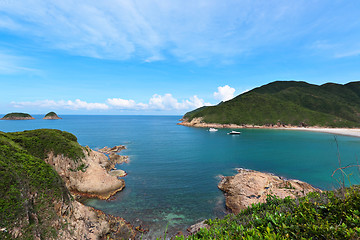 Image showing Sai Wan bay in Hong Kong