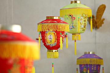 Image showing lantern for Chinese mid autumn festival