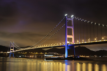 Image showing tsing ma bridge