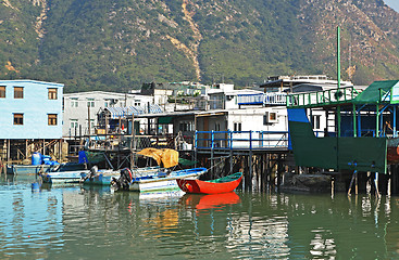 Image showing Tai O fishing village in Hong Kong